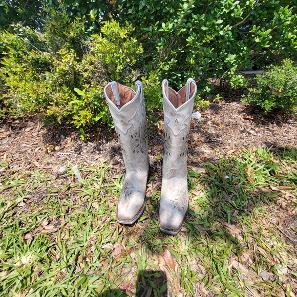 TANNERS MARK NWOT Womens 7 Gray Western Cowboy Boots - Picture 11 of 11